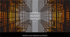 Desktop Screenshot of openpatentoffice.org